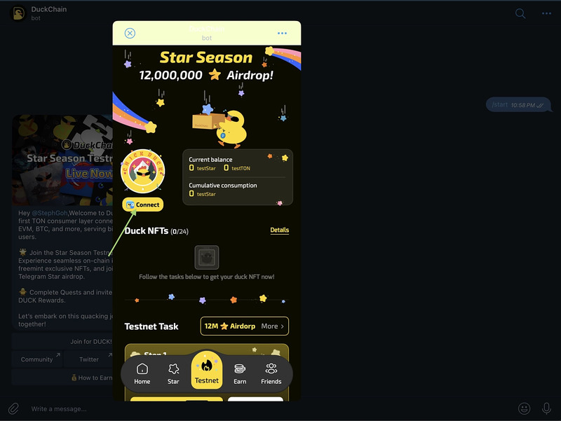 How to participate in the DuckChain Airdrop